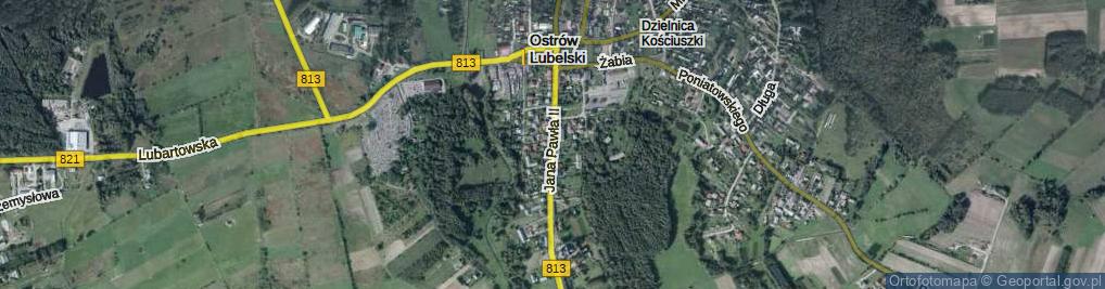 Zdjęcie satelitarne Jana Pawła II ul.